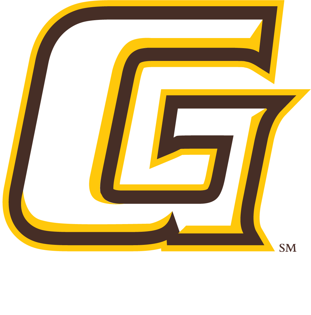 GCCC Logo stacked with white text