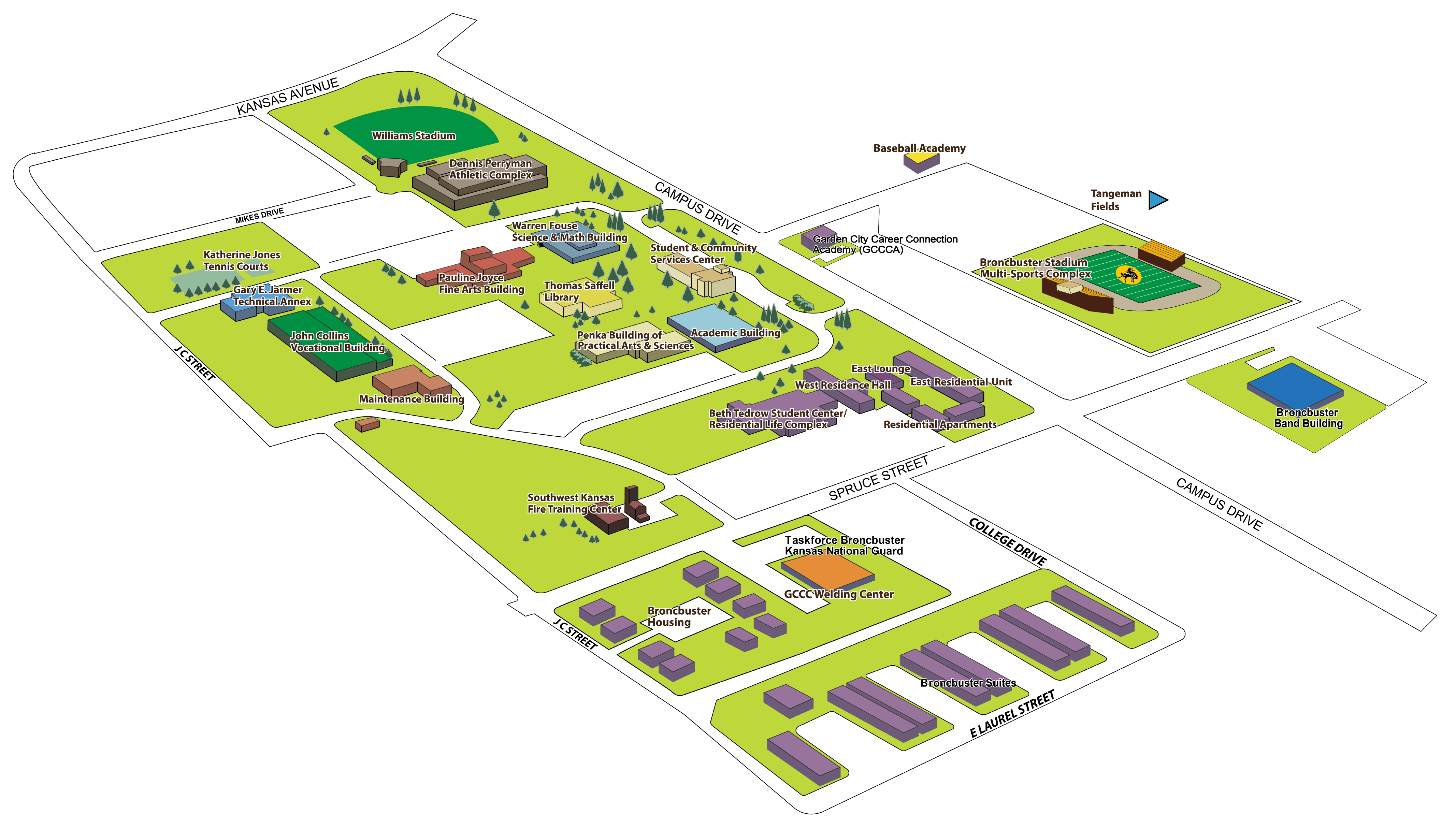 Taylor University Campus Map